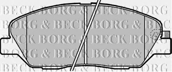 Borg & beck BBP2176 Гальмівні колодки, комплект BBP2176: Купити в Україні - Добра ціна на EXIST.UA!