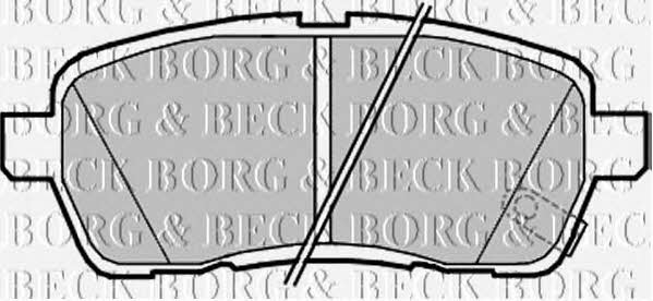 Borg & beck BBP2182 Гальмівні колодки, комплект BBP2182: Купити в Україні - Добра ціна на EXIST.UA!