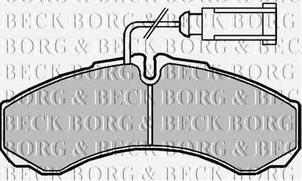 Borg & beck BBP2190 Гальмівні колодки, комплект BBP2190: Купити в Україні - Добра ціна на EXIST.UA!