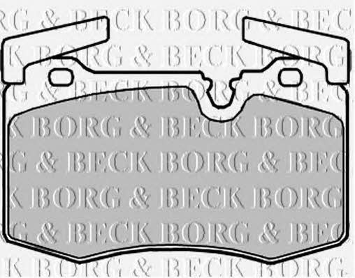 Borg & beck BBP2221 Гальмівні колодки, комплект BBP2221: Купити в Україні - Добра ціна на EXIST.UA!
