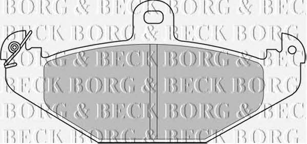 Borg & beck BBP2234 Гальмівні колодки, комплект BBP2234: Купити в Україні - Добра ціна на EXIST.UA!