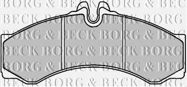 BBP2247 Borg & beck Тормозные колодки дисковые, комплект