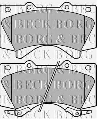 Borg & beck BBP2249 Гальмівні колодки, комплект BBP2249: Купити в Україні - Добра ціна на EXIST.UA!