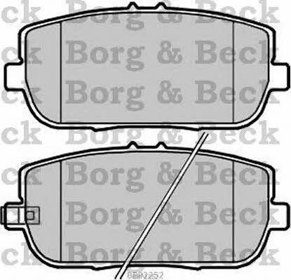 Borg & beck BBP2252 Гальмівні колодки, комплект BBP2252: Купити в Україні - Добра ціна на EXIST.UA!