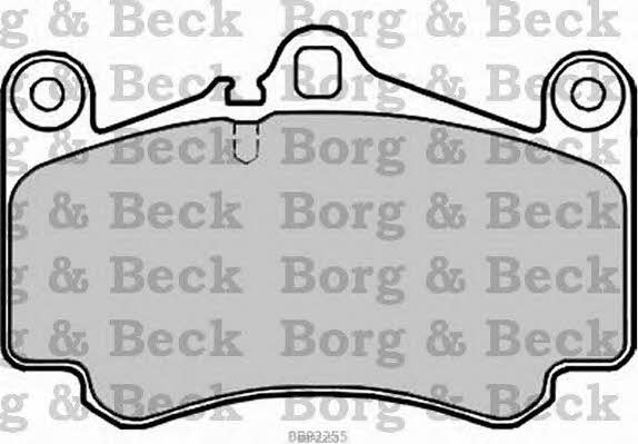 Borg & beck BBP2255 Гальмівні колодки, комплект BBP2255: Купити в Україні - Добра ціна на EXIST.UA!