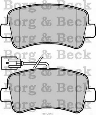 Borg & beck BBP2267 Гальмівні колодки, комплект BBP2267: Купити в Україні - Добра ціна на EXIST.UA!