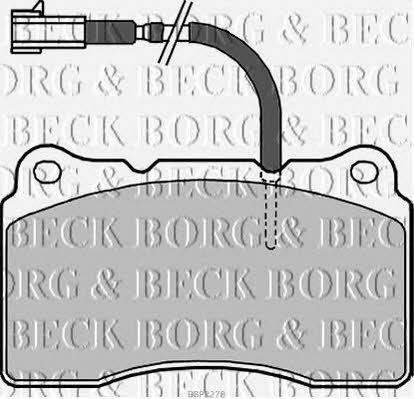 Borg & beck BBP2278 Гальмівні колодки, комплект BBP2278: Приваблива ціна - Купити в Україні на EXIST.UA!