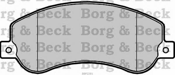 Borg & beck BBP2281 Гальмівні колодки, комплект BBP2281: Купити в Україні - Добра ціна на EXIST.UA!