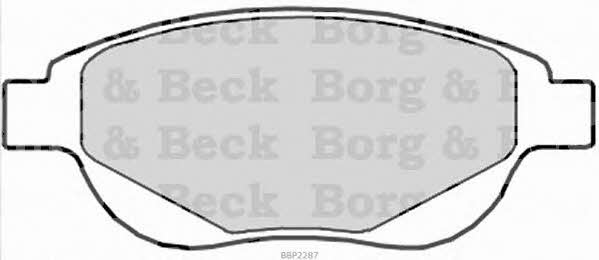 Borg & beck BBP2287 Гальмівні колодки, комплект BBP2287: Купити в Україні - Добра ціна на EXIST.UA!