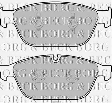 Borg & beck BBP2293 Гальмівні колодки, комплект BBP2293: Купити в Україні - Добра ціна на EXIST.UA!