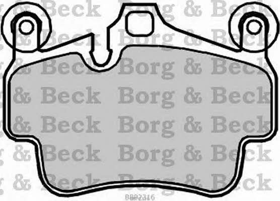 Borg & beck BBP2316 Гальмівні колодки, комплект BBP2316: Купити в Україні - Добра ціна на EXIST.UA!