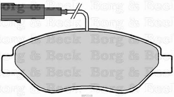 Borg & beck BBP2318 Гальмівні колодки, комплект BBP2318: Купити в Україні - Добра ціна на EXIST.UA!
