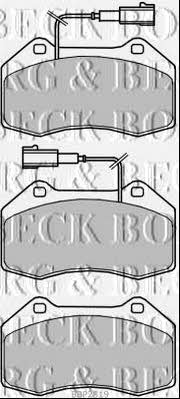 Borg & beck BBP2319 Гальмівні колодки, комплект BBP2319: Купити в Україні - Добра ціна на EXIST.UA!