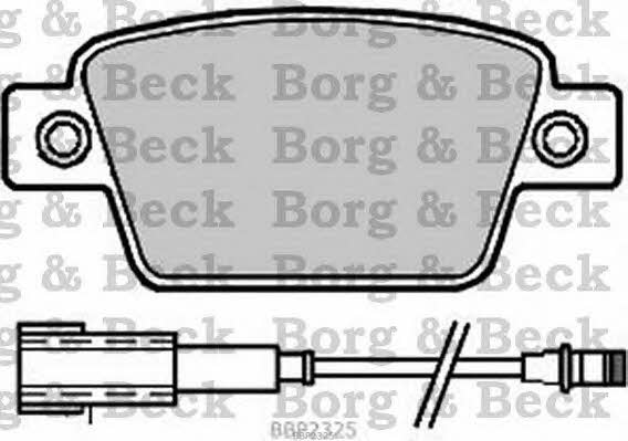 Borg & beck BBP2325 Гальмівні колодки, комплект BBP2325: Купити в Україні - Добра ціна на EXIST.UA!