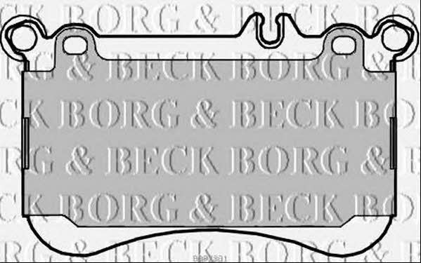 Borg & beck BBP2331 Гальмівні колодки, комплект BBP2331: Купити в Україні - Добра ціна на EXIST.UA!