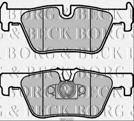 Borg & beck BBP2335 Гальмівні колодки, комплект BBP2335: Купити в Україні - Добра ціна на EXIST.UA!