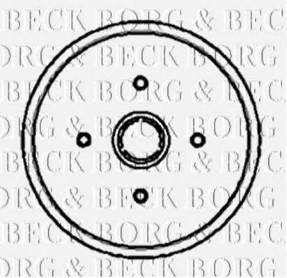 Borg & beck BBR7001 Барабан гальмівний задній BBR7001: Купити в Україні - Добра ціна на EXIST.UA!
