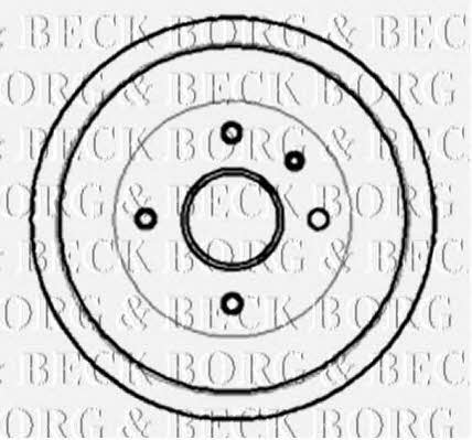 Borg & beck BBR7005 Барабан гальмівний задній BBR7005: Купити в Україні - Добра ціна на EXIST.UA!