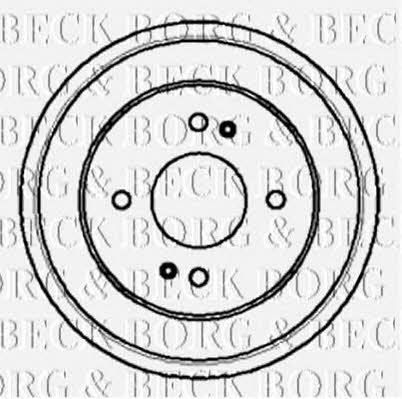 Borg & beck BBR7006 Барабан гальмівний задній BBR7006: Купити в Україні - Добра ціна на EXIST.UA!