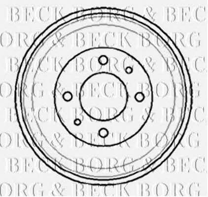 Borg & beck BBR7009 Барабан гальмівний задній BBR7009: Купити в Україні - Добра ціна на EXIST.UA!