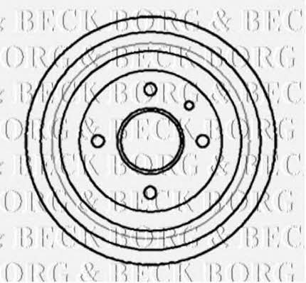Borg & beck BBR7010 Барабан гальмівний задній BBR7010: Купити в Україні - Добра ціна на EXIST.UA!