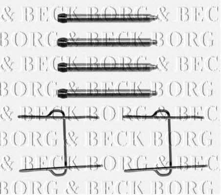 Borg & beck BBK1015 Комплект монтажний гальмівних колодок BBK1015: Купити в Україні - Добра ціна на EXIST.UA!