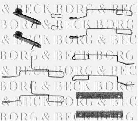 Borg & beck BBK1020 Комплект монтажний гальмівних колодок BBK1020: Купити в Україні - Добра ціна на EXIST.UA!