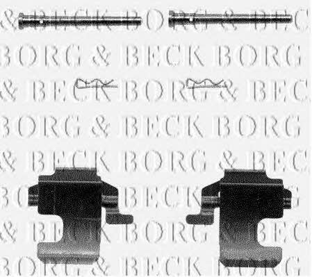 Borg & beck BBK1029 Комплект монтажний гальмівних колодок BBK1029: Купити в Україні - Добра ціна на EXIST.UA!