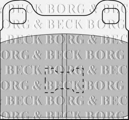 Borg & beck BBP1001 Гальмівні колодки, комплект BBP1001: Купити в Україні - Добра ціна на EXIST.UA!