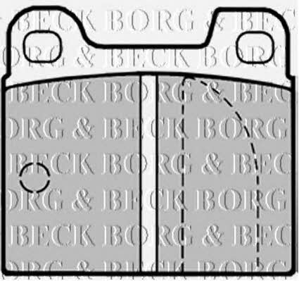 Borg & beck BBP1003 Гальмівні колодки, комплект BBP1003: Купити в Україні - Добра ціна на EXIST.UA!