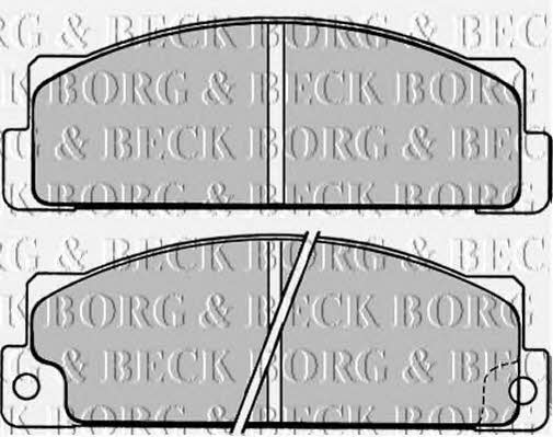 Borg & beck BBP1004 Гальмівні колодки, комплект BBP1004: Купити в Україні - Добра ціна на EXIST.UA!
