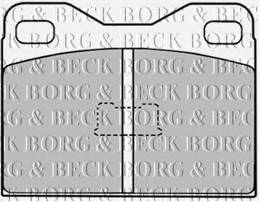 Borg & beck BBP1006 Гальмівні колодки, комплект BBP1006: Купити в Україні - Добра ціна на EXIST.UA!