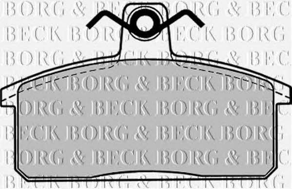 Borg & beck BBP1017 Гальмівні колодки, комплект BBP1017: Купити в Україні - Добра ціна на EXIST.UA!
