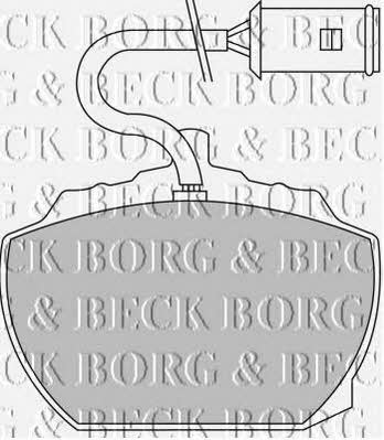 Borg & beck BBP1022 Гальмівні колодки, комплект BBP1022: Купити в Україні - Добра ціна на EXIST.UA!