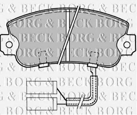 Borg & beck BBP1023 Гальмівні колодки, комплект BBP1023: Купити в Україні - Добра ціна на EXIST.UA!