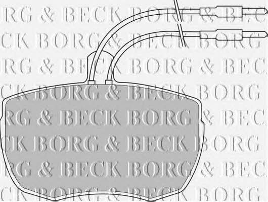 Borg & beck BBP1024 Гальмівні колодки, комплект BBP1024: Купити в Україні - Добра ціна на EXIST.UA!