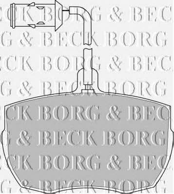 Borg & beck BBP1026 Гальмівні колодки, комплект BBP1026: Приваблива ціна - Купити в Україні на EXIST.UA!