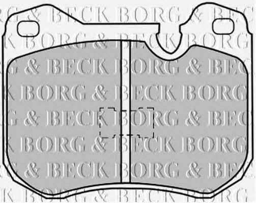 Borg & beck BBP1030 Гальмівні колодки, комплект BBP1030: Купити в Україні - Добра ціна на EXIST.UA!