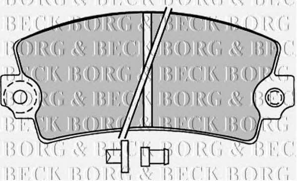 Borg & beck BBP1047 Гальмівні колодки, комплект BBP1047: Купити в Україні - Добра ціна на EXIST.UA!