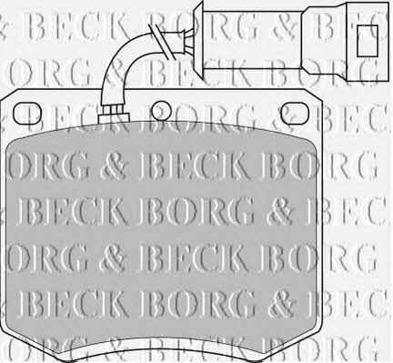Borg & beck BBP1052 Гальмівні колодки, комплект BBP1052: Купити в Україні - Добра ціна на EXIST.UA!