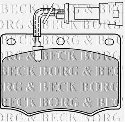Borg & beck BBP1058 Гальмівні колодки, комплект BBP1058: Купити в Україні - Добра ціна на EXIST.UA!