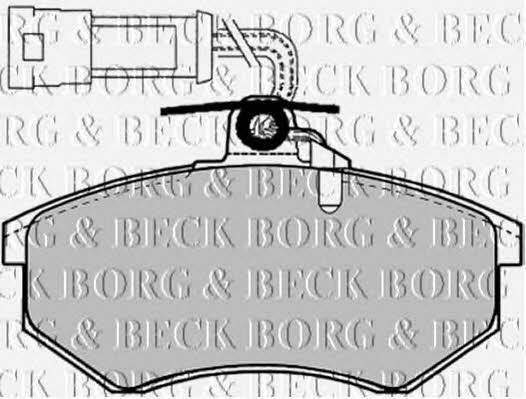 Borg & beck BBP1066 Гальмівні колодки, комплект BBP1066: Купити в Україні - Добра ціна на EXIST.UA!