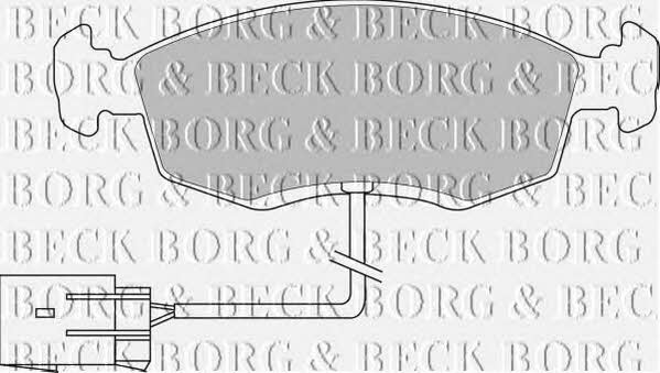 Borg & beck BBP1070 Гальмівні колодки, комплект BBP1070: Купити в Україні - Добра ціна на EXIST.UA!