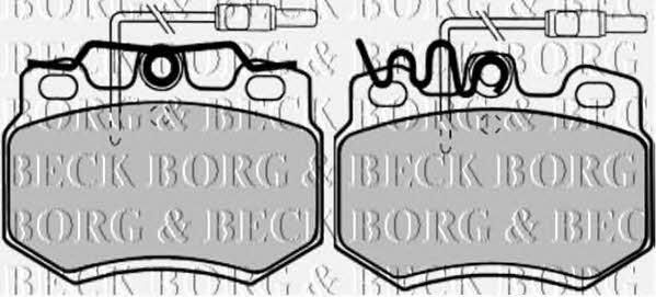 Borg & beck BBP1073 Гальмівні колодки, комплект BBP1073: Купити в Україні - Добра ціна на EXIST.UA!