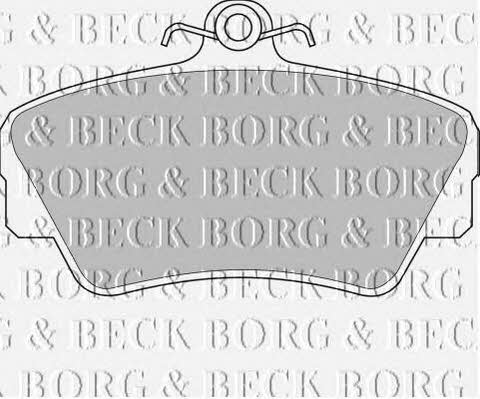 Borg & beck BBP1081 Гальмівні колодки, комплект BBP1081: Купити в Україні - Добра ціна на EXIST.UA!