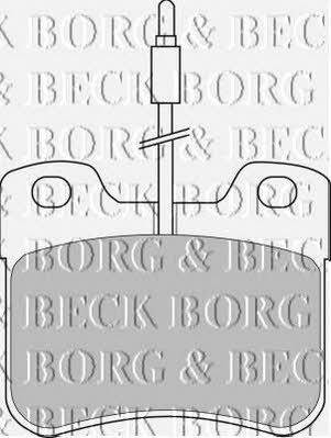 Borg & beck BBP1091 Гальмівні колодки, комплект BBP1091: Купити в Україні - Добра ціна на EXIST.UA!