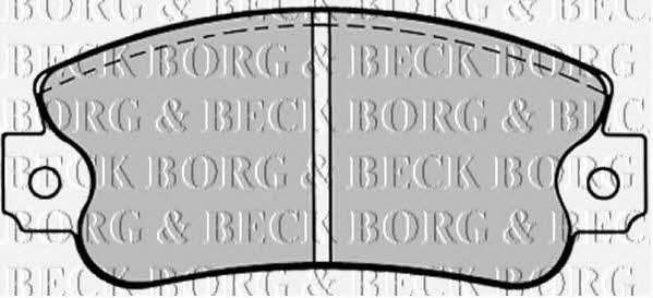 Borg & beck BBP1093 Гальмівні колодки, комплект BBP1093: Купити в Україні - Добра ціна на EXIST.UA!