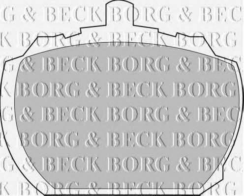 Borg & beck BBP1098 Гальмівні колодки, комплект BBP1098: Купити в Україні - Добра ціна на EXIST.UA!