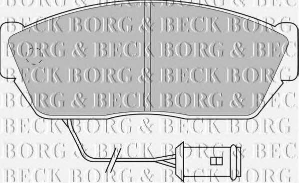 Borg & beck BBP1102 Гальмівні колодки, комплект BBP1102: Купити в Україні - Добра ціна на EXIST.UA!