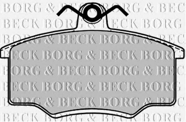 Borg & beck BBP1103 Гальмівні колодки, комплект BBP1103: Купити в Україні - Добра ціна на EXIST.UA!